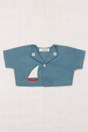 Baby Seaside Button Top