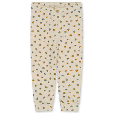 Basic Pants in Peonia Limone by Konges Sløjd - Last Ones In Stock - 0-3 Months