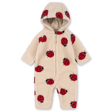 Jody Teddy Onesie in Ladybug Sand by Konges Sløjd