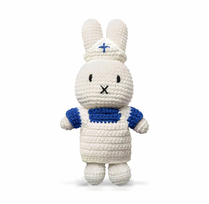 Nurse Miffy In Her Blue And White Nurse Uniform by Miffy Handmade (KURATE) Nurse Miffy In Her Blue And White Nurse Uniform by Miffy Handmade (KURATE)