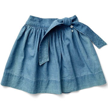 Lupe Skirt in Chambray by Soor Ploom
