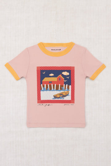 Wharf Collage Ringer Tee