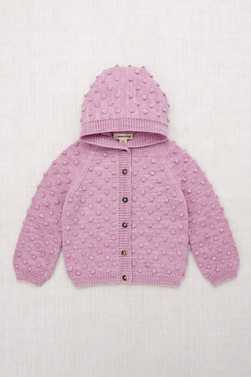 Hooded Popcorn Cardigan