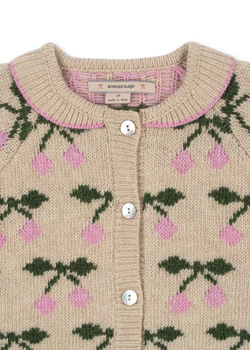 [콩제슬래드] 벨루 니트 카라 가디건 KS103712