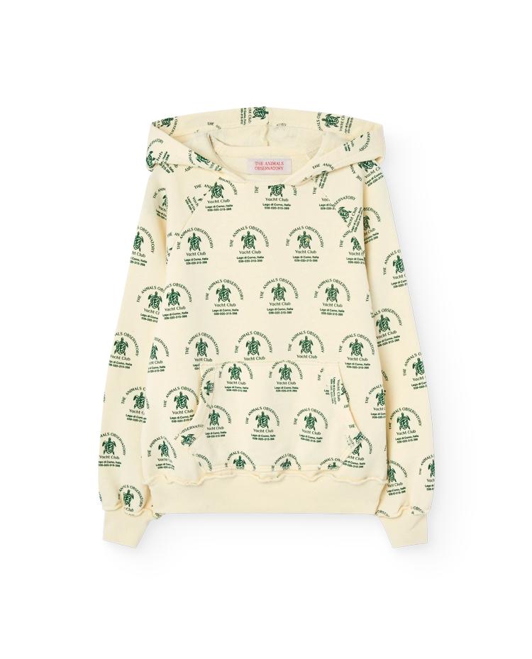 White Cool Beaver Hoodie