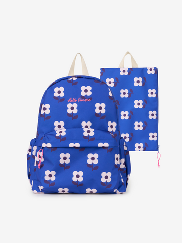 [헬로시모네] 미나 스쿨백 세트 블루 SS26-MINSBBL