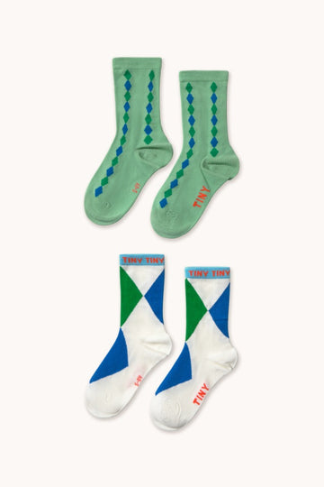 [타이니코튼] 다이아몬드 미디움 삭스 (2pack) SS26-541-T18