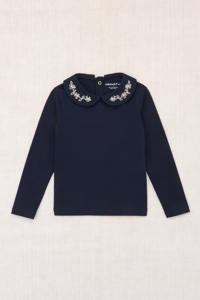 [미샤앤퍼프] 자수 피터 팬 탑 잉크 K3168W25-420