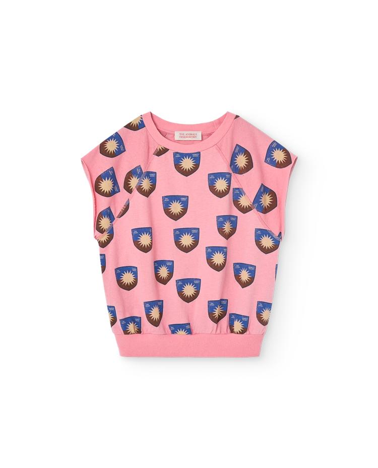 Pink Shield Squab T-Shirt