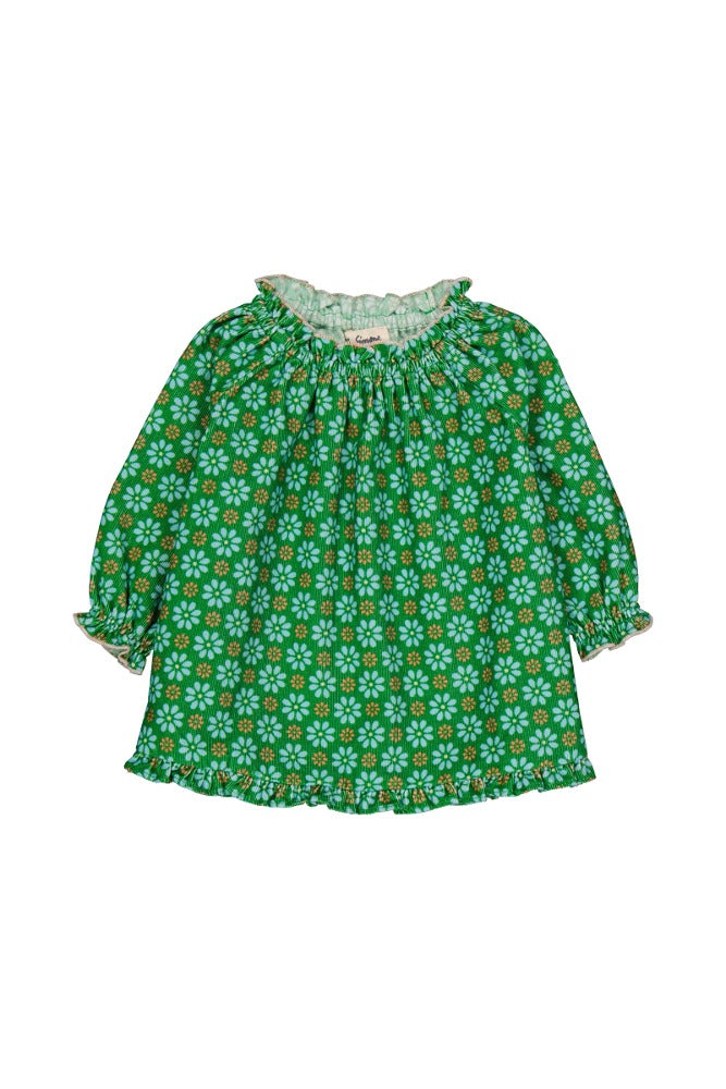 [헬로시모네] 베이비 말루 드레스 깅엄 그린 AW24-MALBDGG [OL]