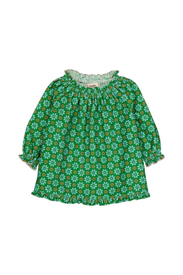 [헬로시모네] 베이비 말루 드레스 깅엄 그린 AW24-MALBDGG [OL]