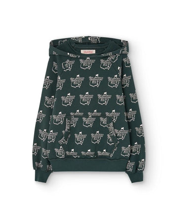 Deep Green Cool Beaver Hoodie