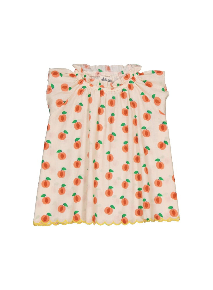 [헬로시모네] 베이비 안토니아 드레스 피치 SS24-ANTBDP