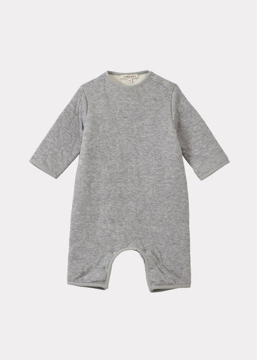LARCH COTTON BABY ROMPER - GREY