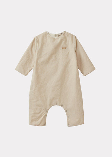 SILAS COTTON BABY ROMPER - ECRU