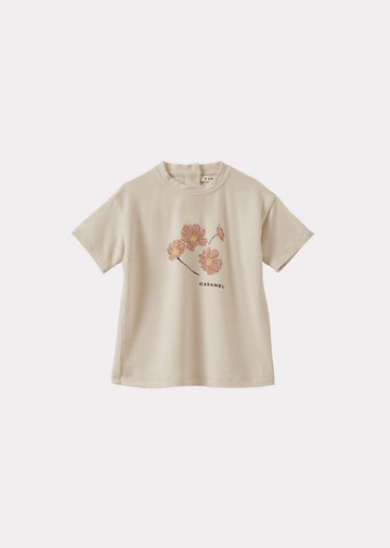 AHIPA BABY COTTON T-SHIRT - ECRU