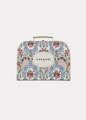 SMALL SUITCASE - FLORAL LACE ECRU PRINT