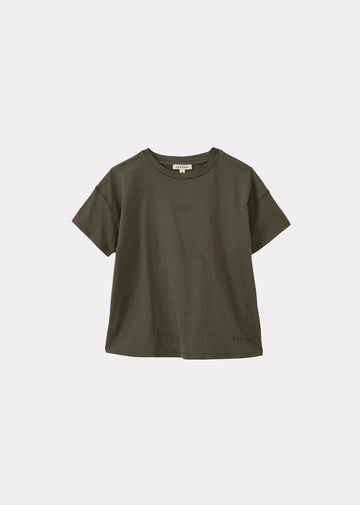 AHIPA CHILDREN'S COTTON T-SHIRT - KHAKI