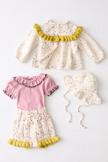 Baby Scallop Hem Shorts