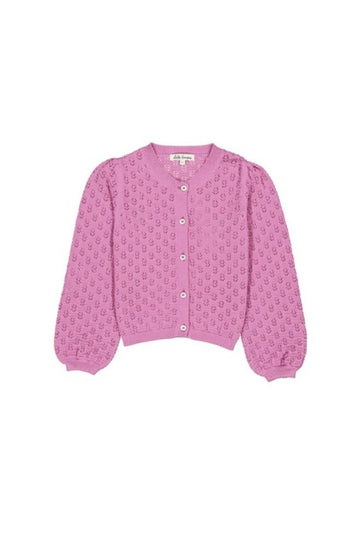 [헬로시모네] Lison 가디건 로즈 SS26-LISCARROS