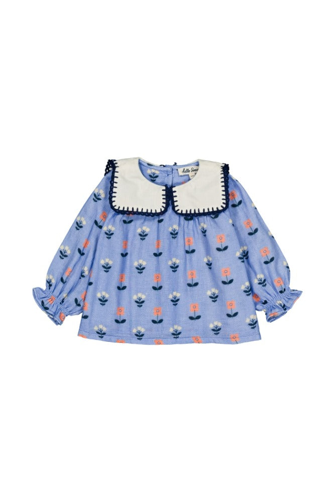 [헬로시모네] 베이비 프랄리나 블라우스 로라 라벤더 AW25-PRBBLAV