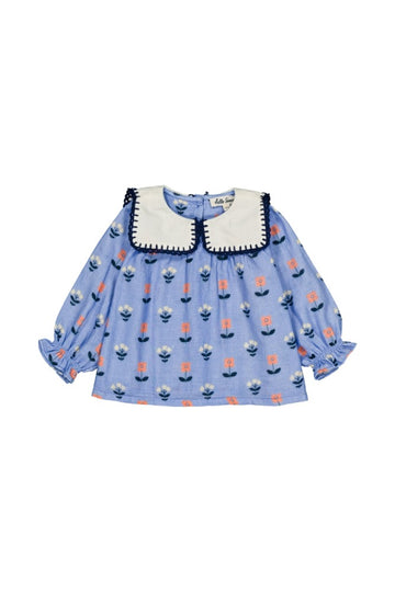 [헬로시모네] 베이비 프랄리나 블라우스 로라 라벤더 AW25-PRBBLAV