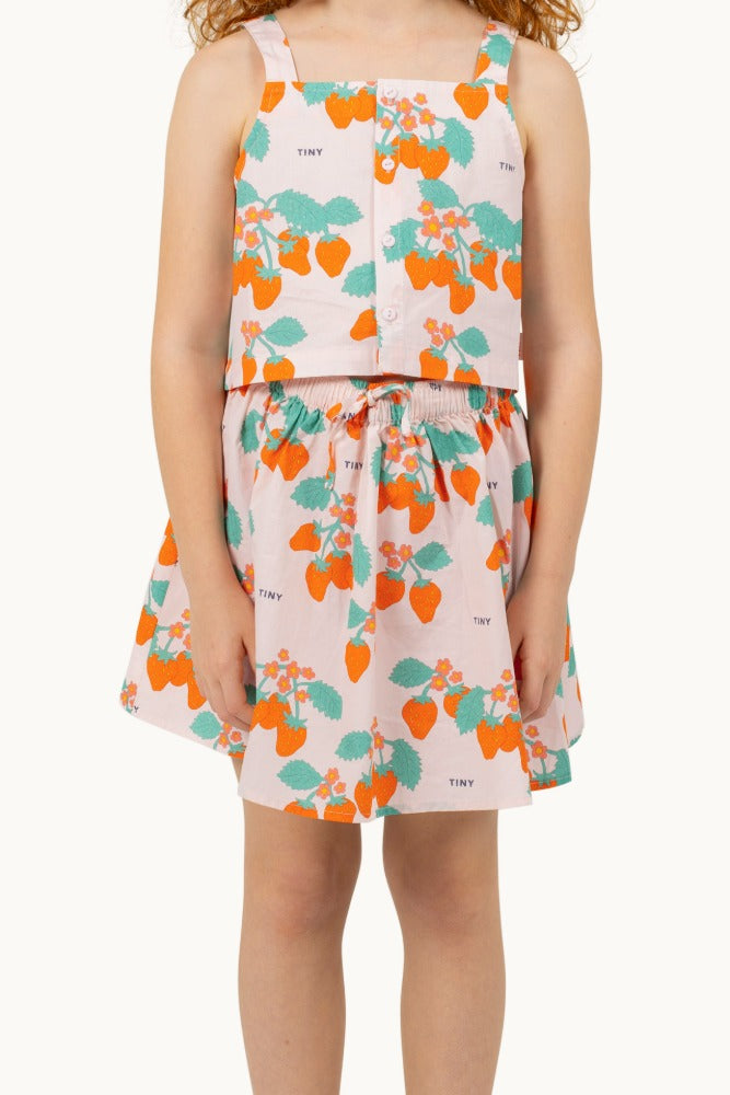 [타이니코튼] 스트로베리 스커트 파스텔 핑크 SS25-165-N08