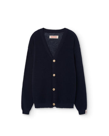 Navy Racoon Cardigan