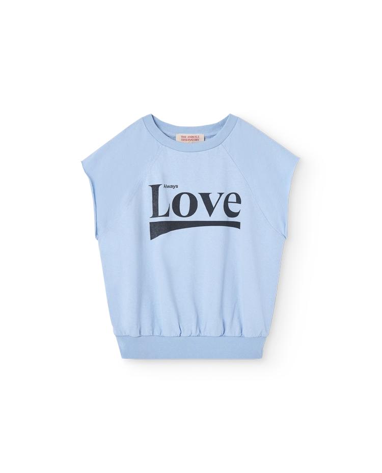 Soft Blue Rooster T-Shirt