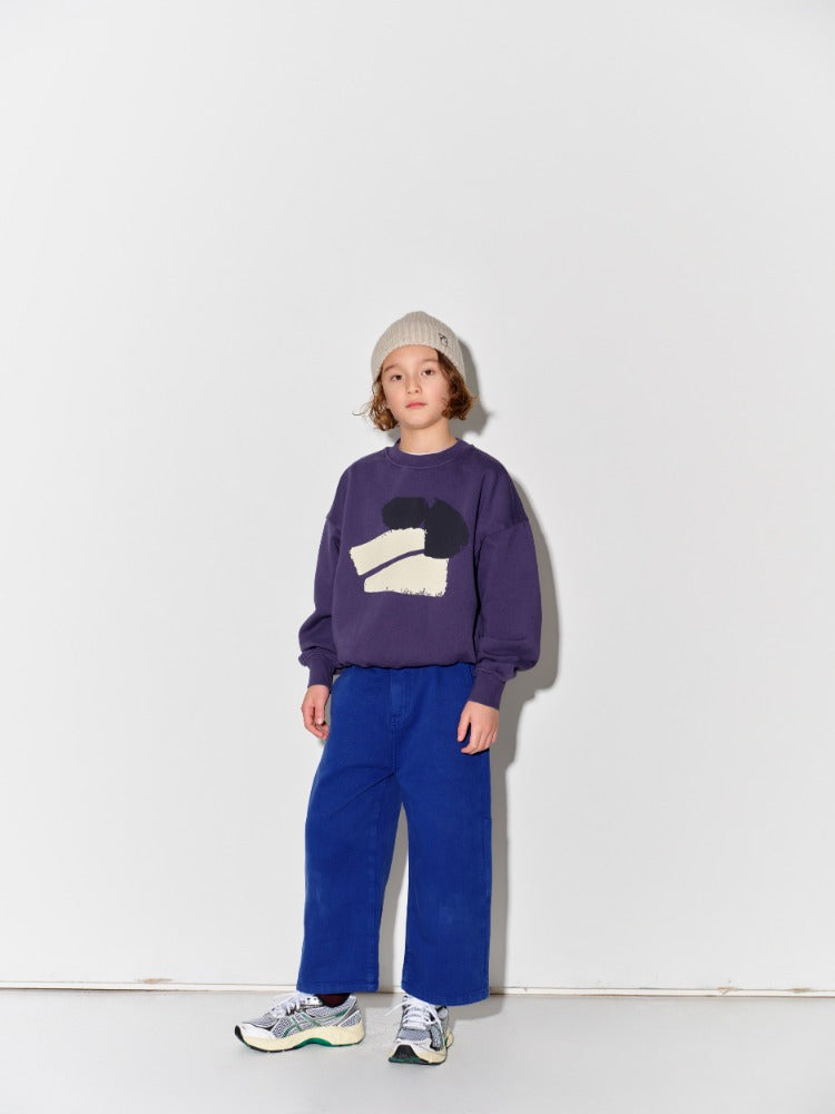 [메인스토리] 버블 스웻셔츠 그레이스톤 블루 AW25MS185