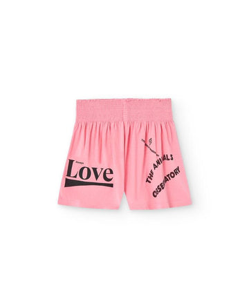 Pink Love Ostrich Shorts