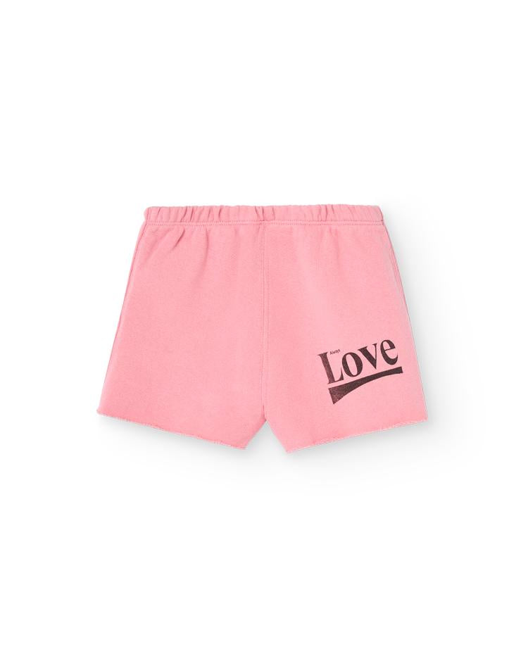 Pink Love Turtledove short Sweatpants