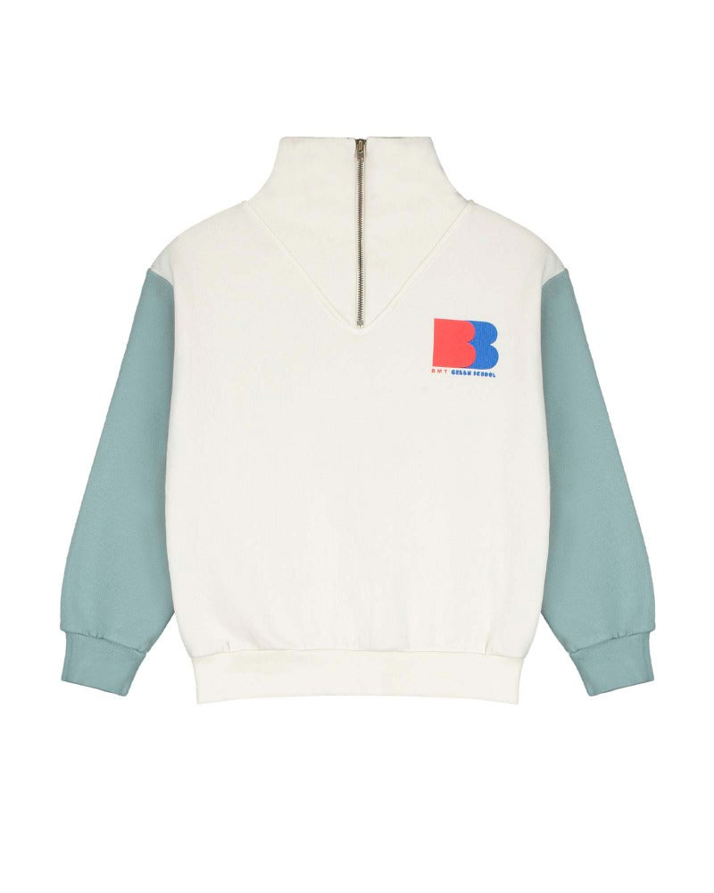 [본못] 스웻셔츠 집업 컬러 슬리브 포그 AW24-SWZI-FOG [OL]