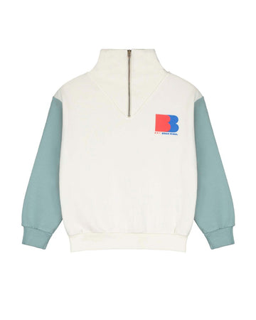 [본못] 스웻셔츠 집업 컬러 슬리브 포그 AW24-SWZI-FOG [OL]