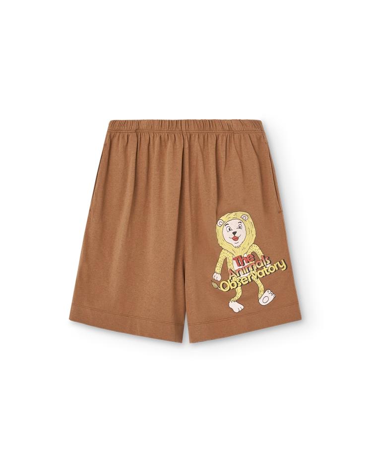 Brown Lion Bermuda Mole Shorts