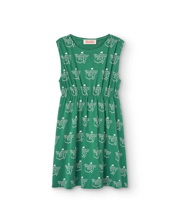 Green Cool Jersey Marten Midi Dress