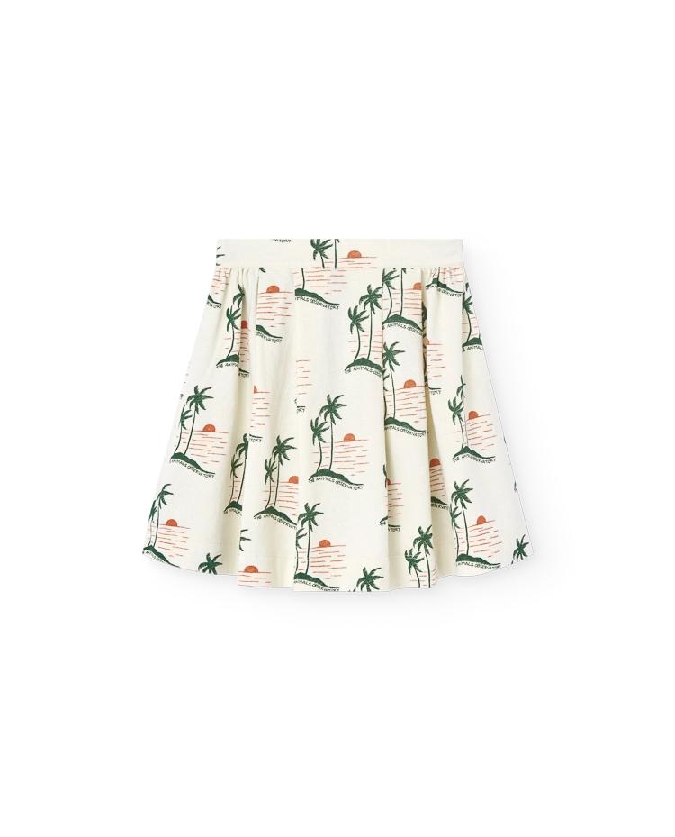 White Sunset Turkey Skirt