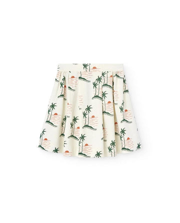 White Sunset Turkey Skirt