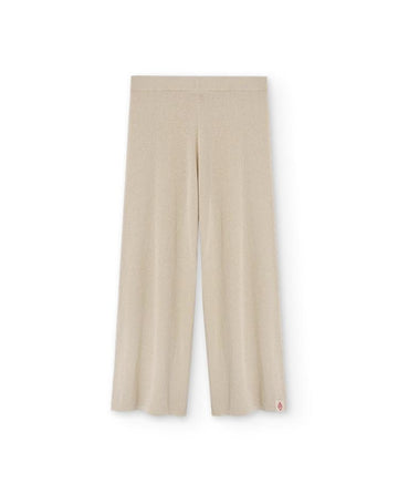 Raw White Crow Knit Pants