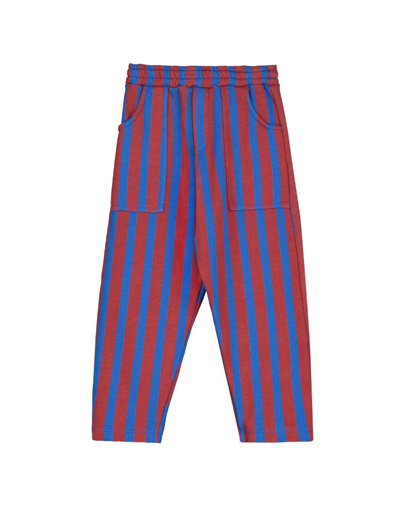 [본못] 플리스 트라우저 버티컬 스트라이프 프레쉬 블루 AW24-TR05-FBL [OL]