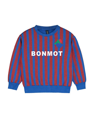 [본못] 스웻셔츠 올오버 스트라이프 AW24-SW01-FBL [OL]