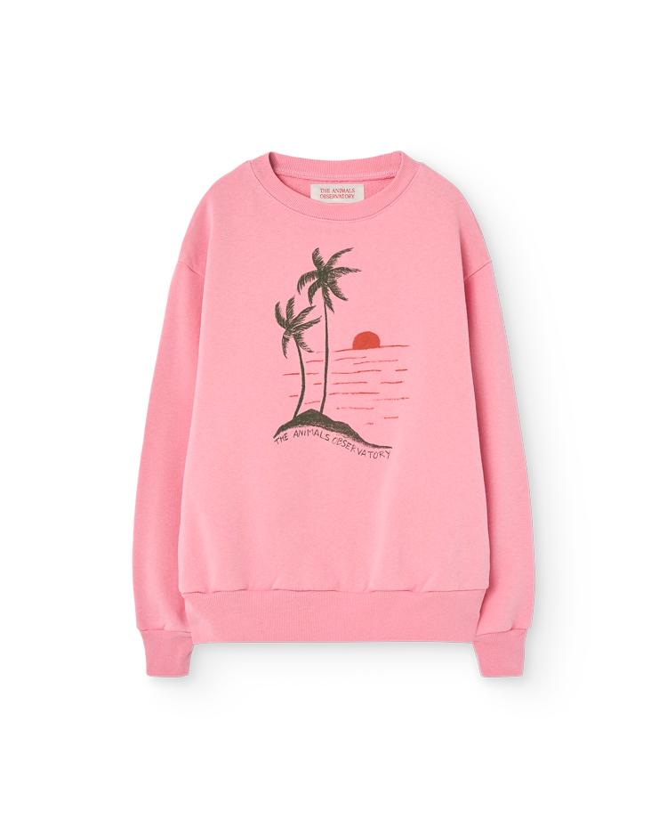 Pink Sunset Bear Sweatshirt