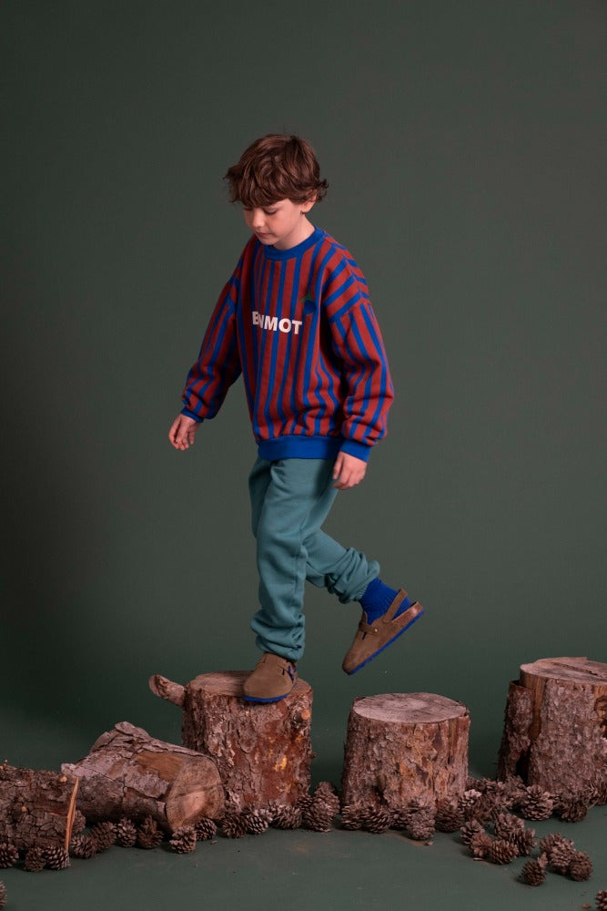 [본못] 스웻셔츠 올오버 스트라이프 AW24-SW01-FBL
