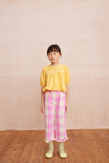 [헬로시모네] 말리카 팬츠 체크 SS25-MALPCHL