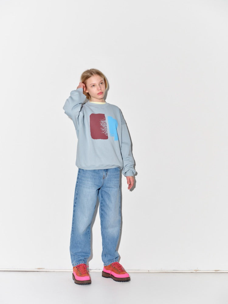 [메인스토리] 버블 스웻셔츠 윈터 스카이 AW25MS185
