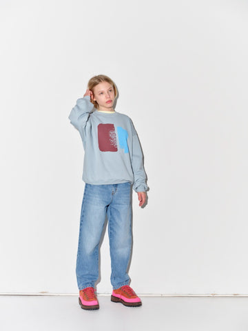 [메인스토리] 버블 스웻셔츠 윈터 스카이 AW25MS185