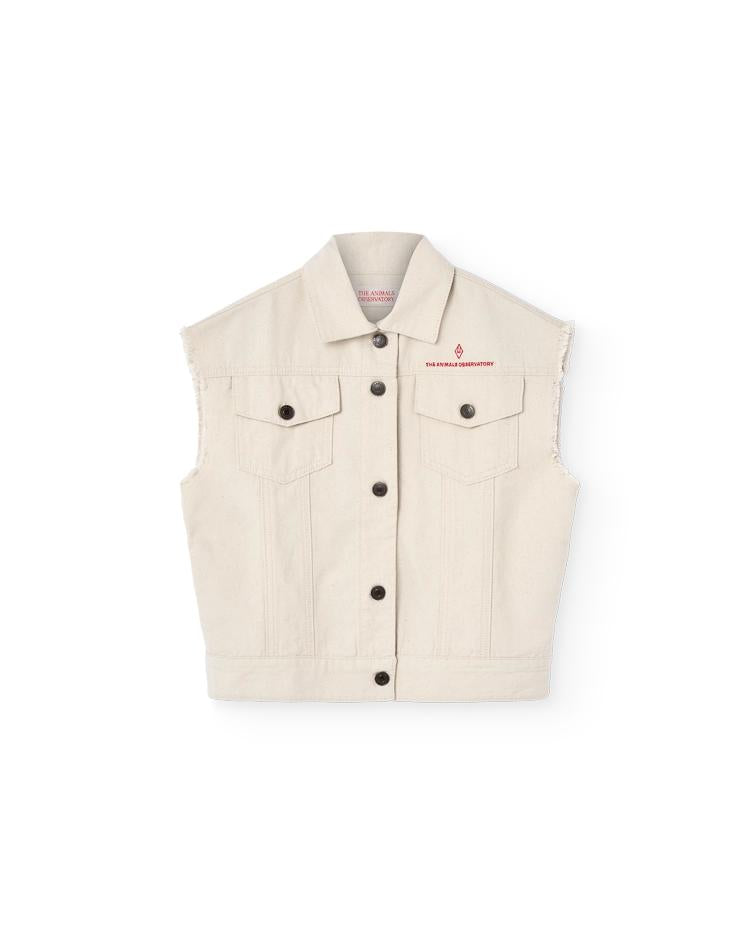 Raw White Hog Vest