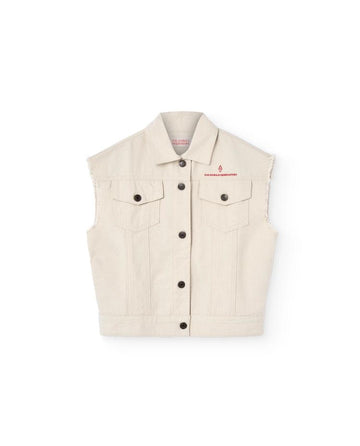 Raw White Hog Vest