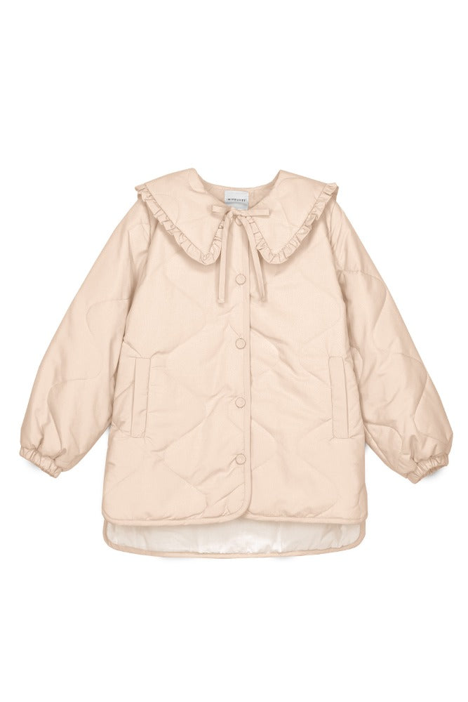 [미포넷] 올리비아 롱 퀼티드 자켓 에크루 MPI24.711.PAD002.01 [OL]