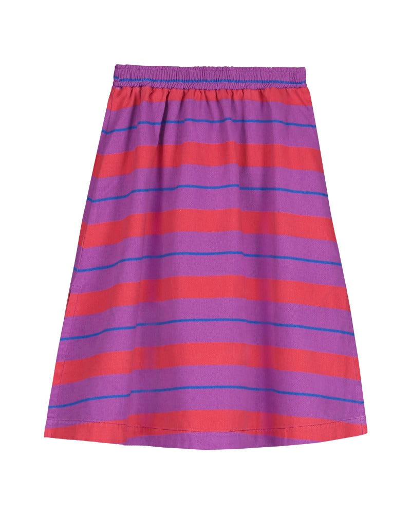 [본못] 미디 스커트 올오버 투 스트라이프 AW24-SK01-MAG [OL]